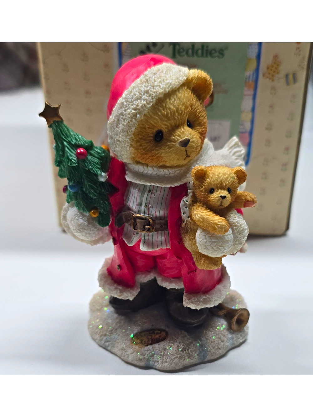 Cherished Teddies Klaus Bearer of Good Tidings Limited Edition Resin 1996 176036